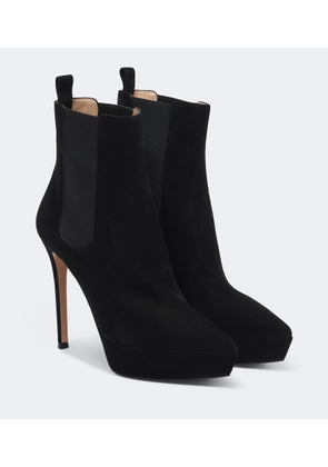 Gianvito Rossi Suede platform ankle boots