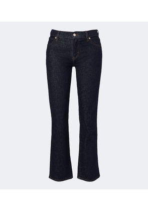 Frame Cigarette cropped straight jeans