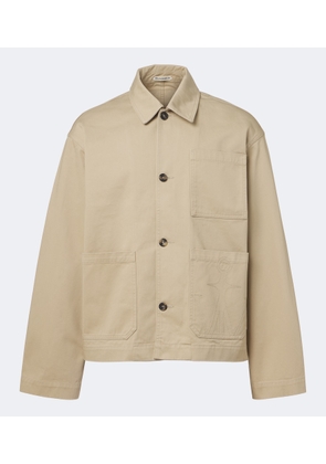 JW Anderson Embroidered cotton canvas jacket