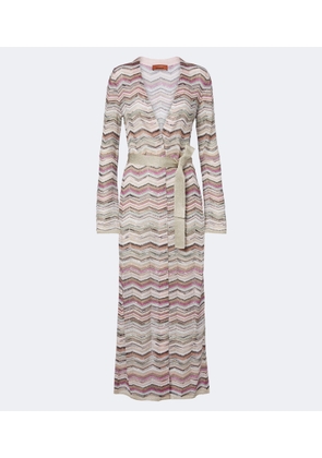 Missoni Zigzag lame cardigan
