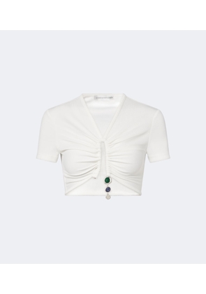 Christopher Esber Embellished crop top