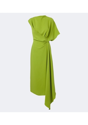 Roksanda Elva asymmetric crepe midi dress