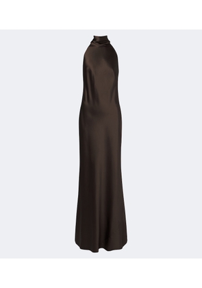 Ralph Lauren Collection Chilton halterneck satin gown