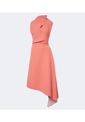 Maticevski Lash draped asymmetric midi dress