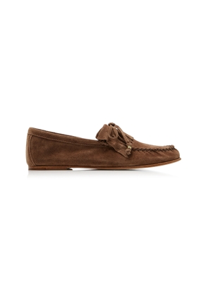 FRĒDA SALVADOR Celeste Suede Loafers - Moda Operandi