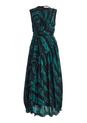 Ulla Johnson Veda Shibori Dyed Dress - Moda Operandi