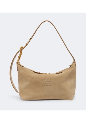 Miu Miu Spirit suede shoulder bag