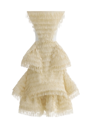 Maticevski Kismet Fringed Midi Dress - Moda Operandi