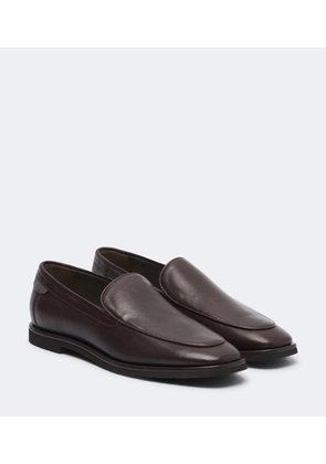 Brunello Cucinelli Monili leather loafers