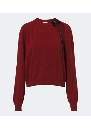 Ferragamo Cutout wool and cashmere-blend sweater