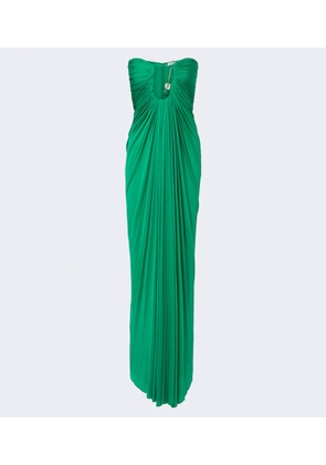 Christopher Esber Helix Crystal gathered gown