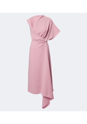 Roksanda Elva asymmetric crepe midi dress