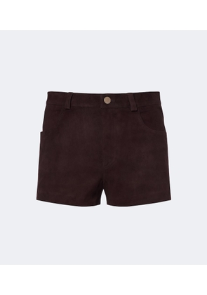Stouls Roxie suede shorts