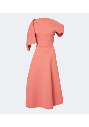 Maticevski Diadem draped asymmetric midi dress