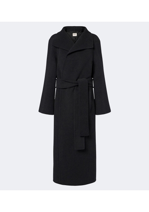 Khaite Romare wool wrap coat
