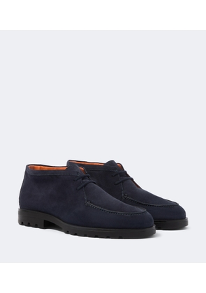 Santoni Rock Wallabee suede boots
