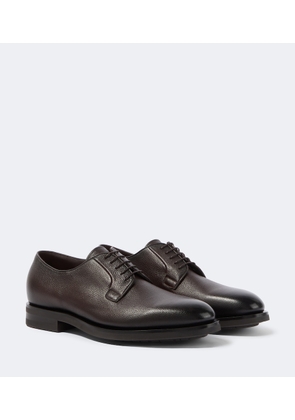 Santoni Ensley leather Derby shoes