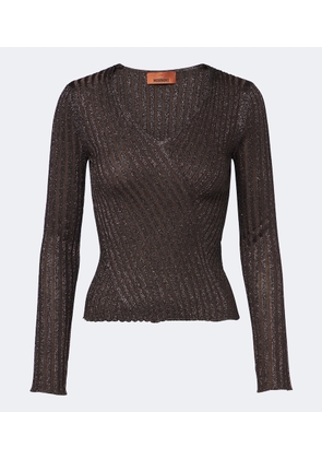 Missoni Striped lame top