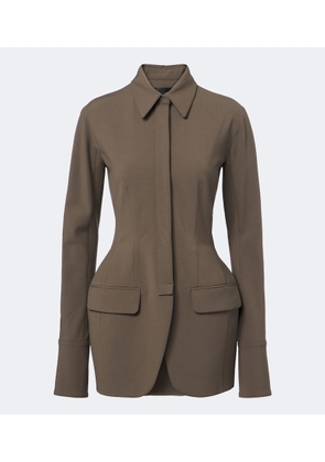 Mugler Wool-blend jacket
