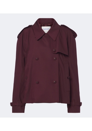 Burberry Mayfair wool twill trench jacket