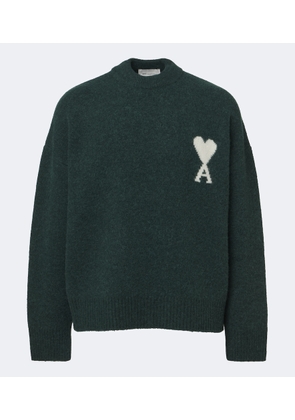 Ami Paris Ami de Cour alpaca and wool-blend sweater