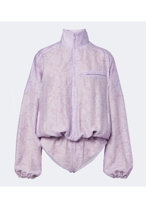 Christopher Esber Light Leak jacquard romper