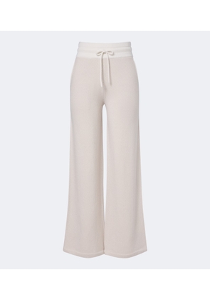 Eleventy Chevron cashmere flared pants