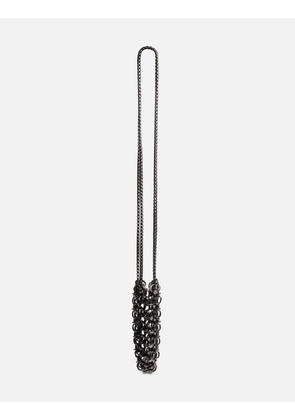 Chainmail Shoulder Bag - Gunmetal
