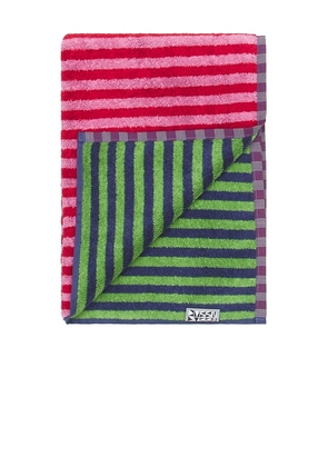 Dusen Dusen Cricket Stripe Hand Towel in Beauty: Multi.