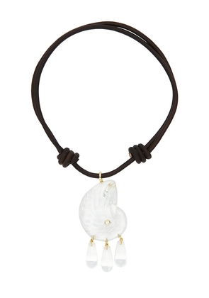 Eliou Cova Necklace in Brown.