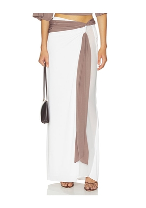 Benni Arlo Skirt in Cream. Size XS. Also in S, M, L, XL.