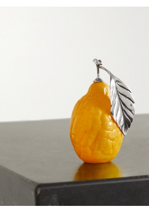 Buccellati - Lemon Sterling Silver And Glass Table Marker - One size