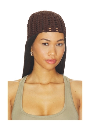 Lack of Color x REVOLVE Crochet Hat in Cream.