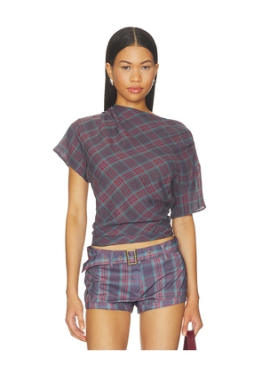 LIONESS Halcyon Top in Purple. Size XXS. Also in XS, S, M.