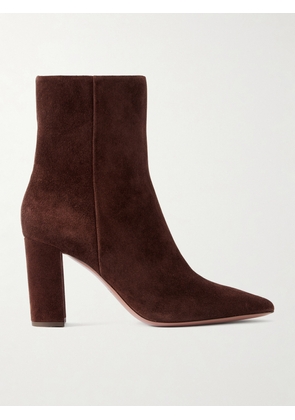 Paris Texas - Anja 85 Suede Ankle Boots - Brown - IT36,IT36.5,IT37,IT37.5,IT38,IT38.5,IT39,IT39.5,IT40,IT40.5,IT41,IT41.5,IT42