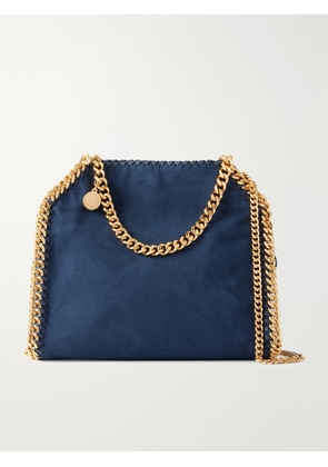 Stella McCartney - The Falabella Mini Embellished Vegetarian Shoulder Bag - Blue - One size
