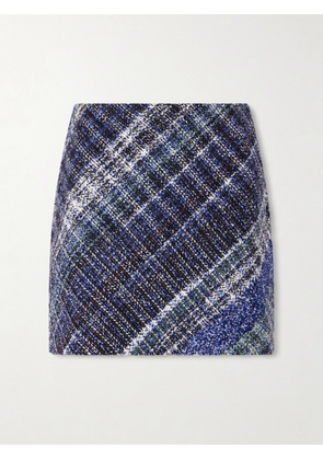 Missoni - Striped Metallic Crochet-knit Mini Skirt - Purple - IT36,IT38,IT40,IT42,IT44,IT46,IT48