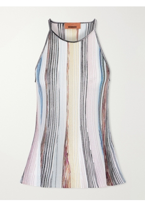 Missoni - Striped Crochet-knit Tank - Yellow - IT36,IT38,IT40,IT42,IT44