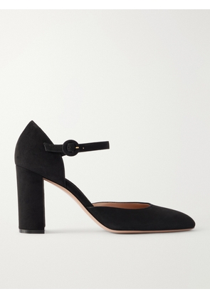 Gianvito Rossi - 85 Suede Pumps - Black - IT35,IT36,IT36.5,IT37,IT37.5,IT38,IT38.5,IT39,IT39.5,IT40,IT40.5,IT41,IT41.5,IT42