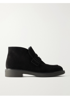 Gianvito Rossi - Suede Ankle Boots - Black - IT35,IT36,IT36.5,IT37,IT37.5,IT38,IT38.5,IT39,IT39.5,IT40,IT40.5,IT41,IT41.5,IT42