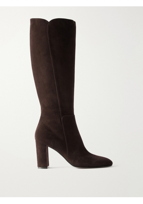 Gianvito Rossi - 85 Suede Knee-high Boots - Brown - IT36,IT36.5,IT37,IT37.5,IT38,IT38.5,IT39,IT39.5,IT40,IT40.5,IT41,IT41.5,IT42
