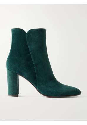Gianvito Rossi - 85 Suede Ankle Boots - Green - IT36,IT36.5,IT37,IT37.5,IT38,IT38.5,IT39,IT39.5,IT40,IT40.5,IT41,IT41.5,IT42