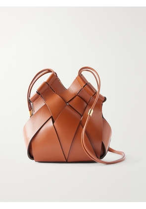 Ulla Johnson - Charlotte Woven Leather Shoulder Bag - Brown - One size