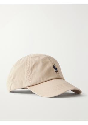Polo Ralph Lauren - Embroidered Cotton Twill Cap - Neutrals - One size