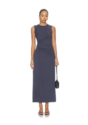 PAIGE Bonita Dress in Navy. Size XXS. Also in XS, S, M, XL.