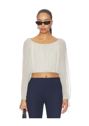 PAIGE Capricorn Blouse in White. Size XXS. Also in XS, S, M.