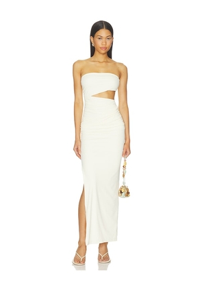 superdown Messi Maxi Dress in Ivory. Size XXS. Also in XS, S, M, L, XL.