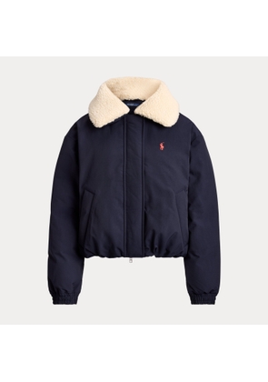 High-Pile-Collar Down Puffer Jacket