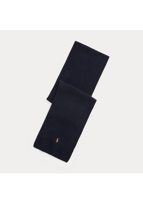Rib-Knit Wool-Blend Scarf