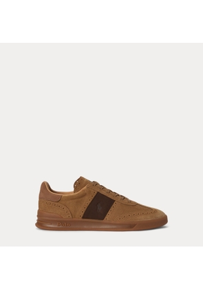 Heritage Aera Suede Brogue Trainer